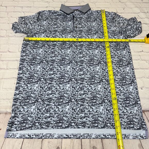 Greyson Men Short Sleeve Performance Golf Polo Shirt Top Size Large D020 -13 - Picture 2 of 12